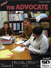 SDEA Advocate February 2009 Cover for Website