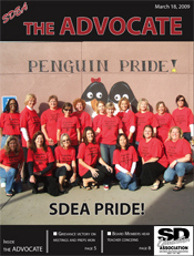 SDEA Advocate March 2009 Cover for Website