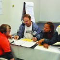 Fall Leadership3 Teachers work together at the New Association Representatives session at Fall Leadership.