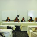 Fall Leadership6 Barry Dancher (Mission Bay High School), Kisha Borden (Zamorano Elementary), Beatrice Corona (Burbank Elementary), Giulia Zizzo (Burbank Elementary) and Allison Voet (Burbank Elementary) share their site organizing strategies and experiences in Building Power at Work: A Panel Discussion from Sites that Got It Right.
