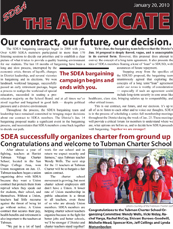 SDEA Advocate January 2010 Cover for Website